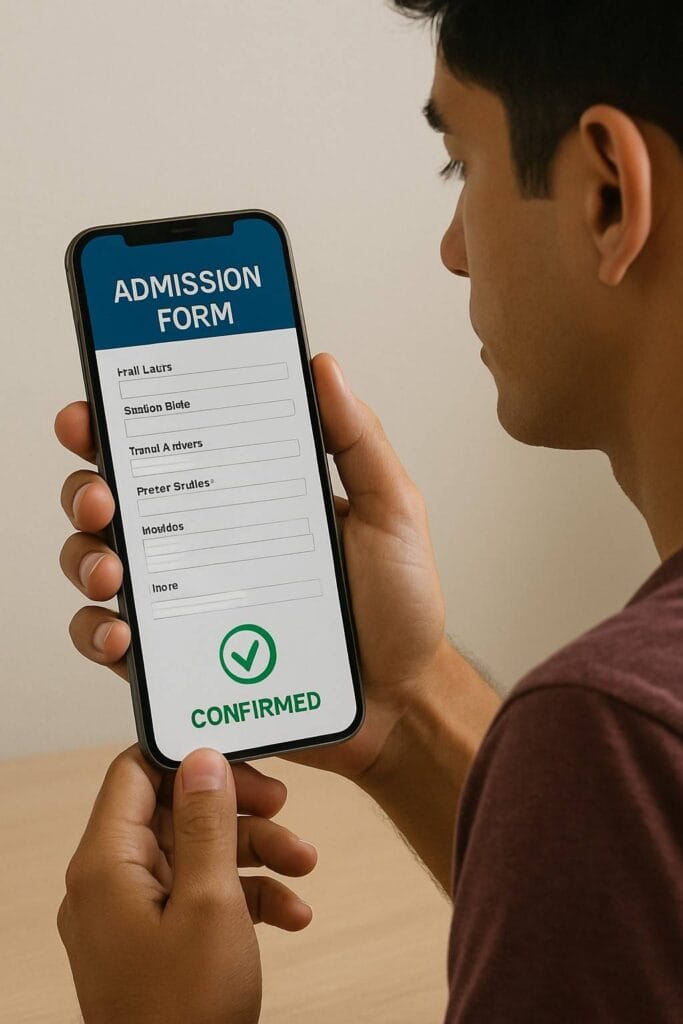 UG Application Submission Confirmation