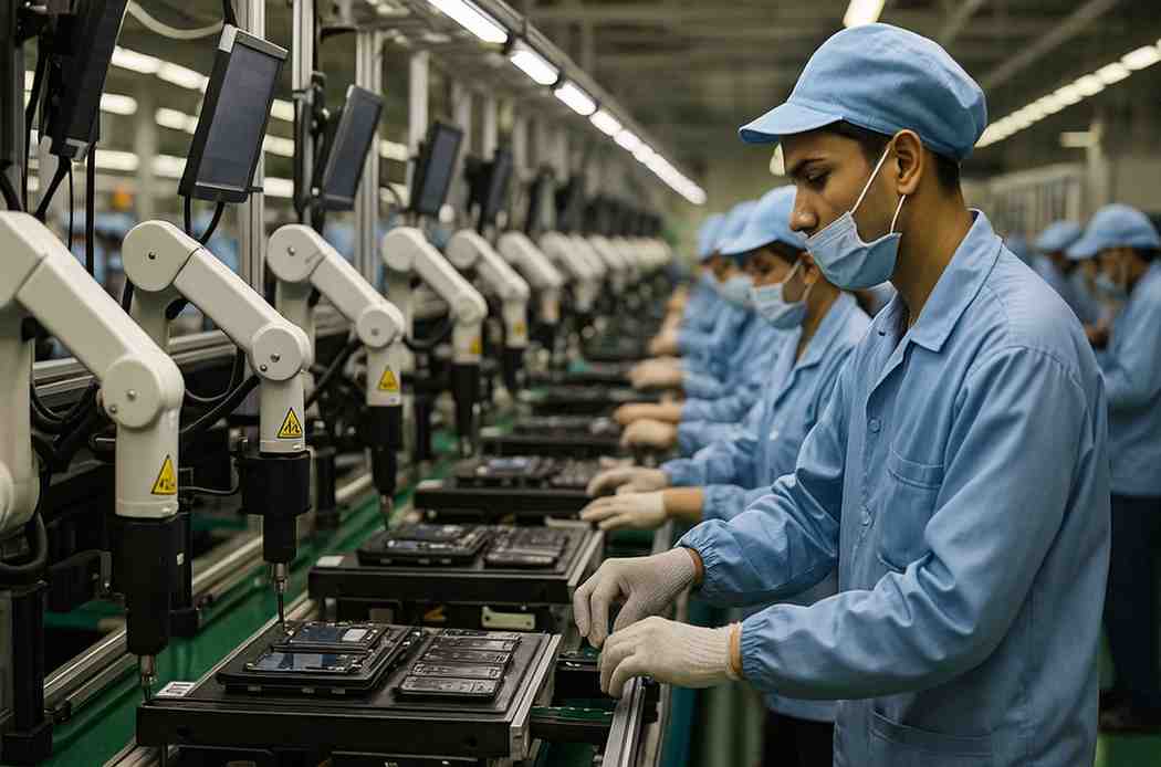 “iPhone 17 made in India assembly line”