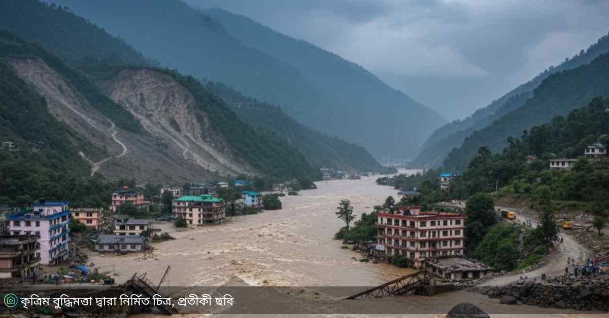 Dehradun cloudburst — Tapovan-এর এলাকা পানিতে প্লাবিত