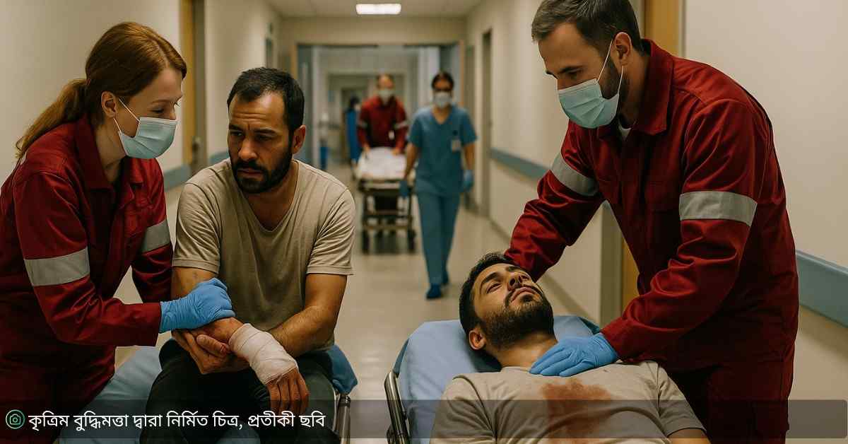 “Doha attack 2025 — হাসপাতালে আহতদের চিকিৎসা”