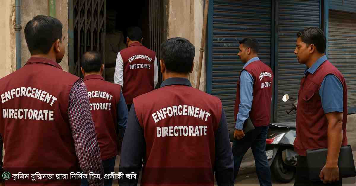 ED রেইড পশ্চিমবঙ্গ 2025 — অভিযান দৃশ্য