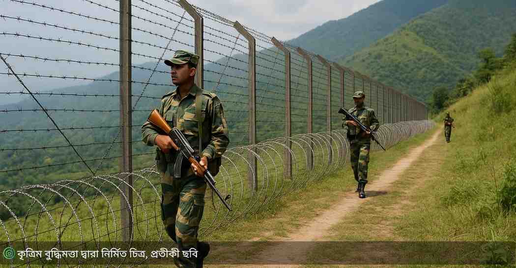 “Nepal border violence — সীমান্ত পাহারায় নিরাপত্তারক্ষী”