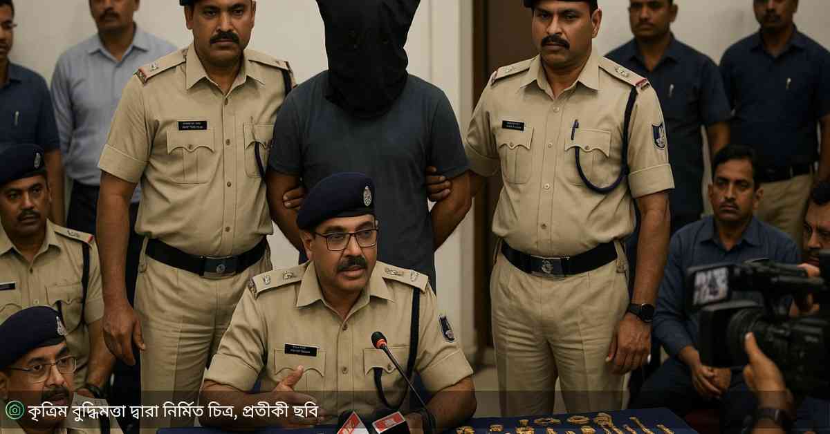 kolkata-jewellery-heist-2025 — mastermind arrested, gold ornaments seized